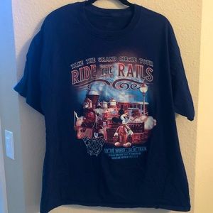 Walt Disney world railway shirt
